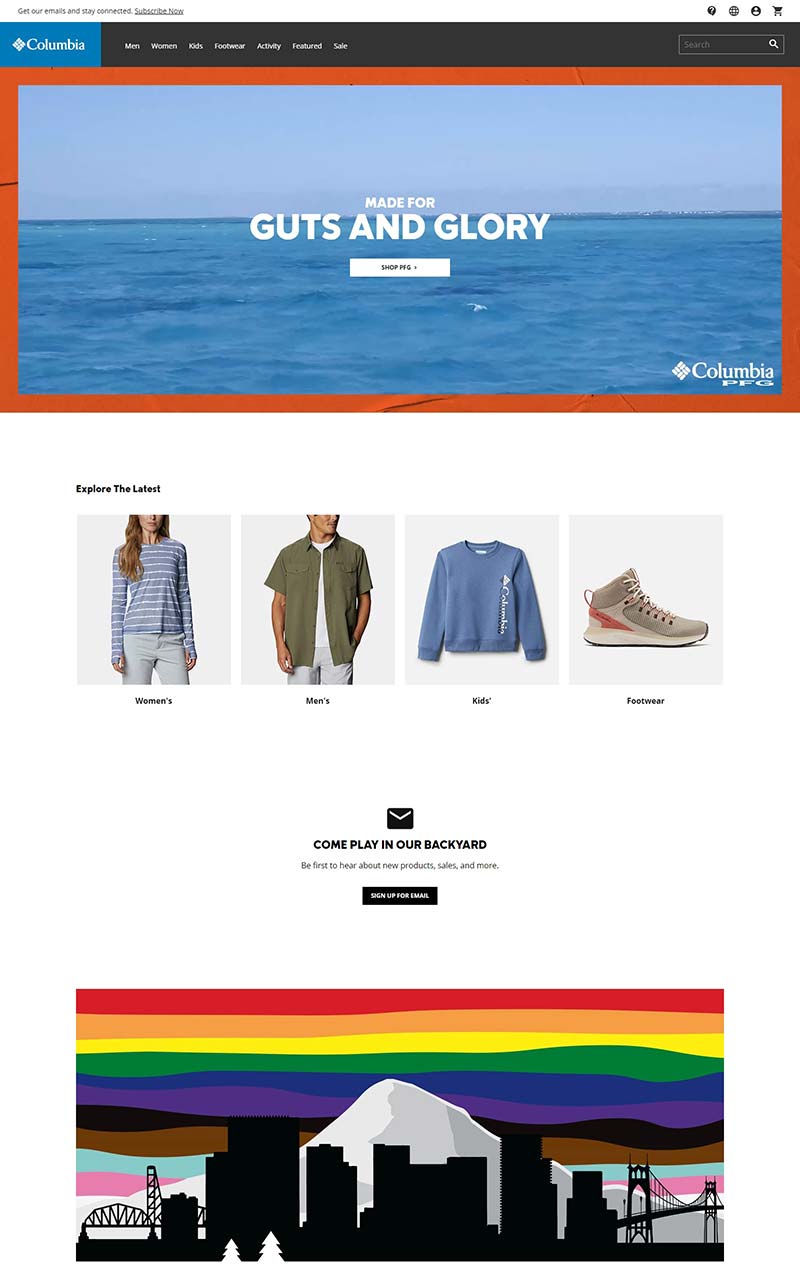Columbia Sportswear CA 哥伦比亚-美国户外服饰品牌加拿大官网