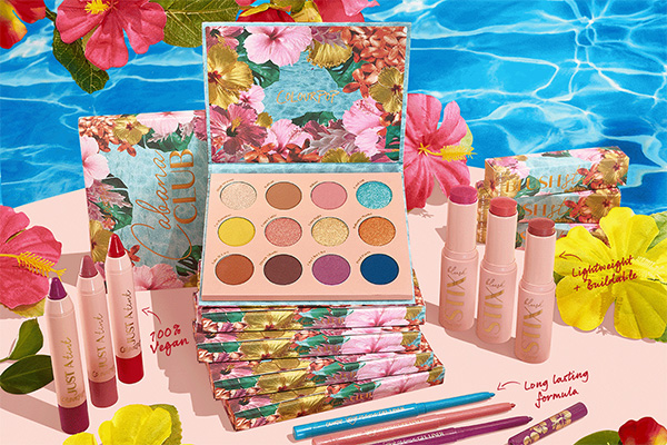 Colourpop卡拉泡泡上架Cabana Club系列彩妆叠加9折