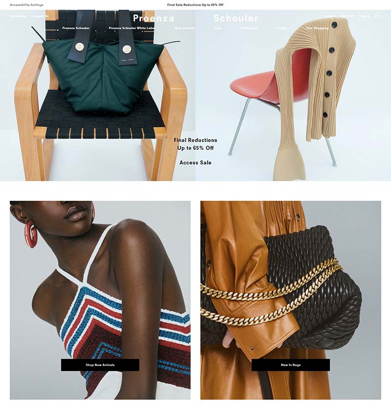Proenza Schouler 美国设计师女装配饰品牌网站