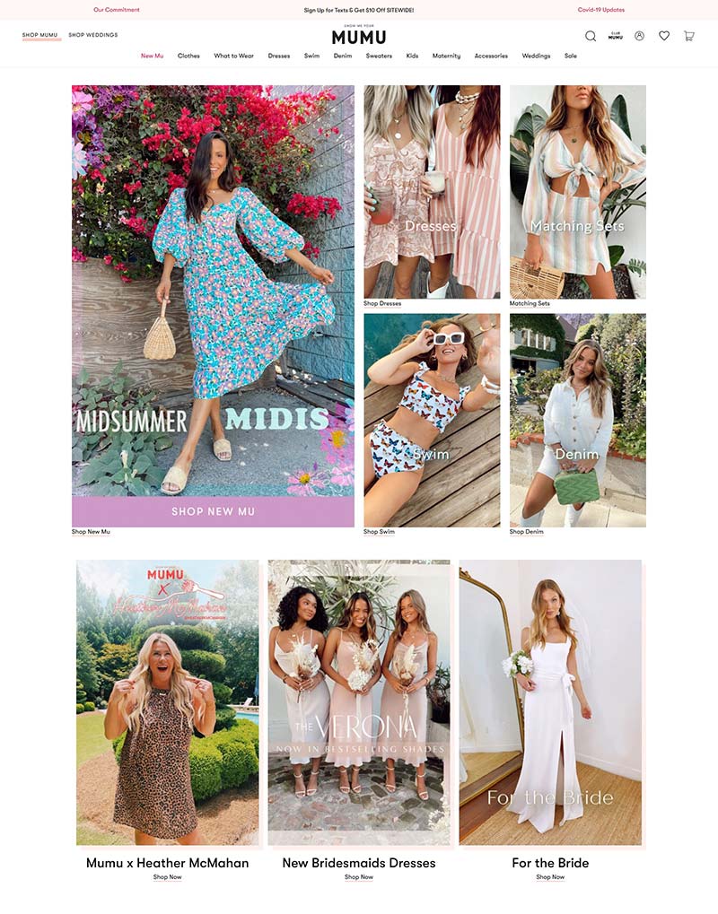 Show Me Your Mumu 美国波西米亚服饰品牌购物网站