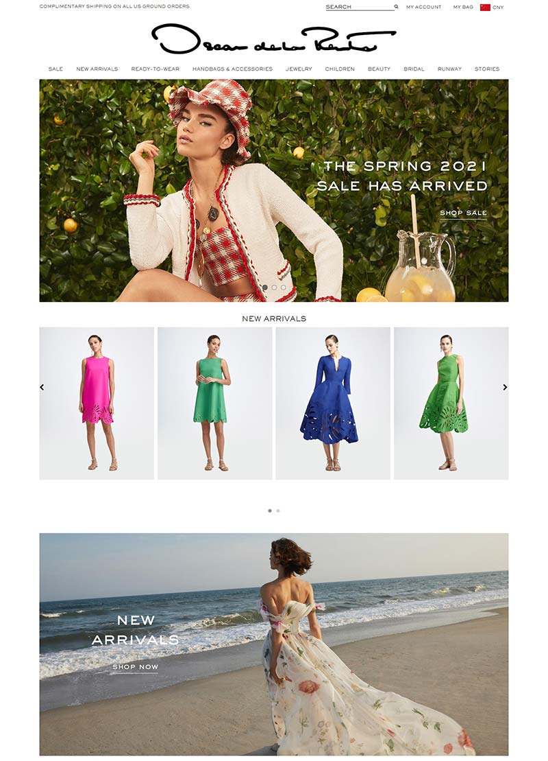 Oscar de la renta 奥斯卡·德拉伦塔-美国高级时装品牌购物网站