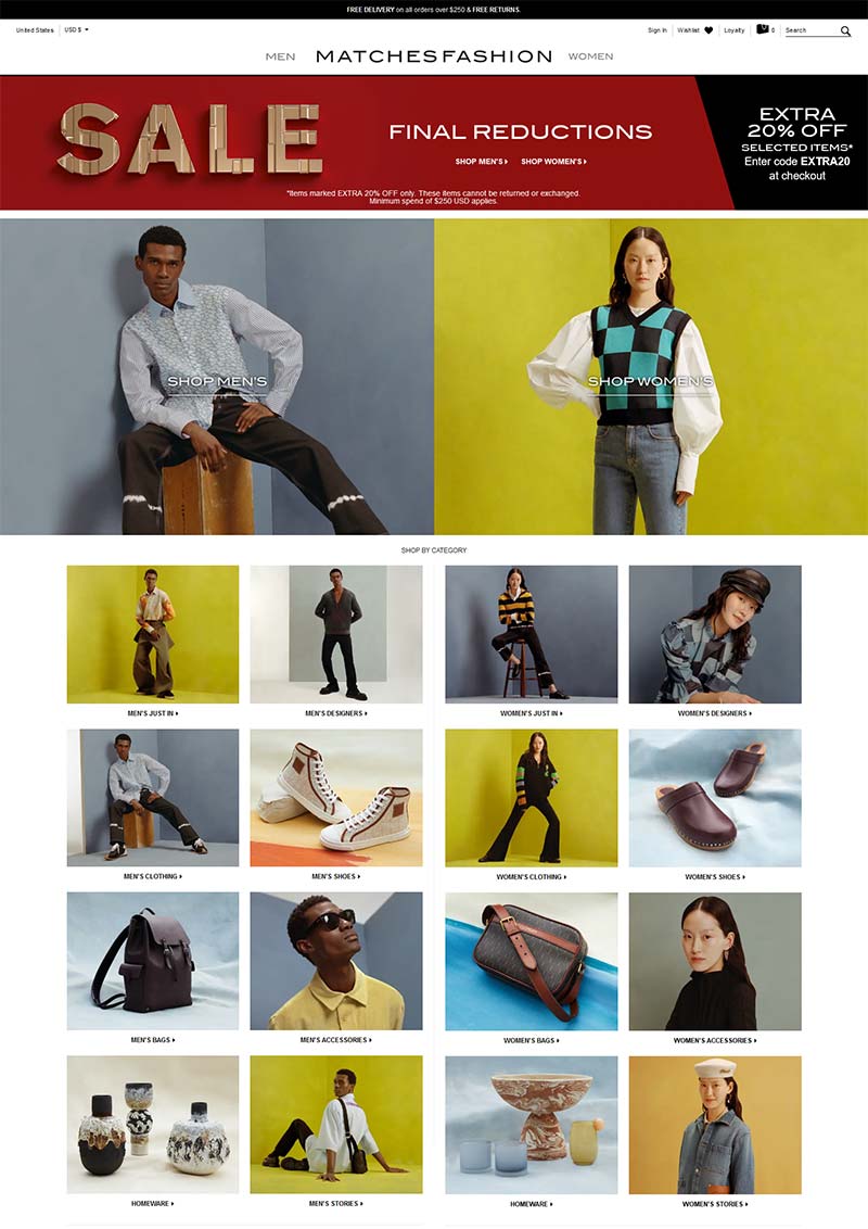 MATCHESFASHION US 英国时尚奢侈百货美国官网