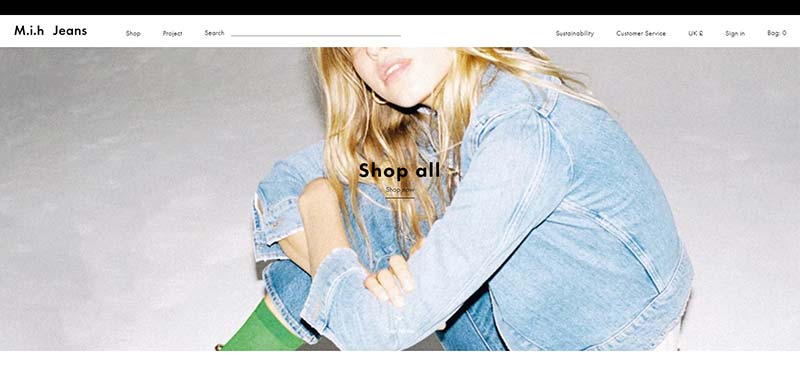 M.I.H Jeans 英国高端牛仔服饰品牌购物网站