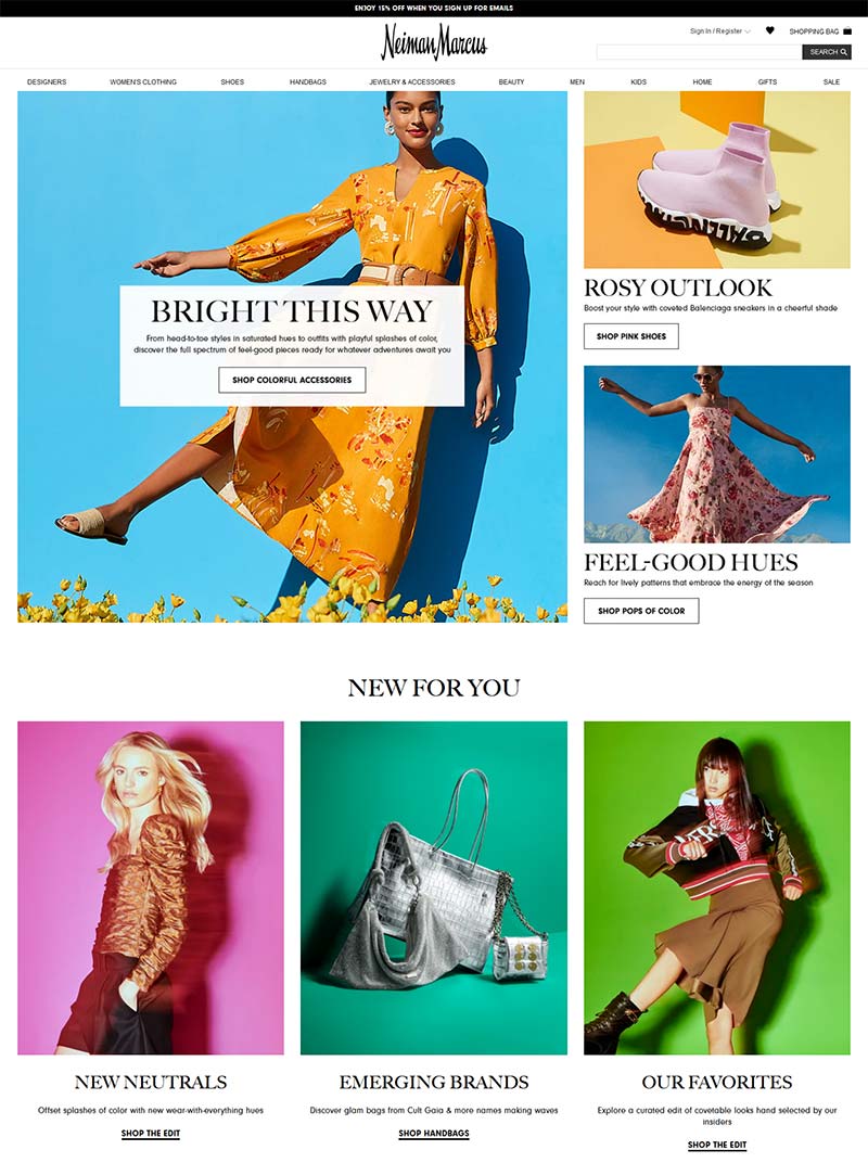 Neiman Marcus 尼曼-美国高端连锁百货购物网站