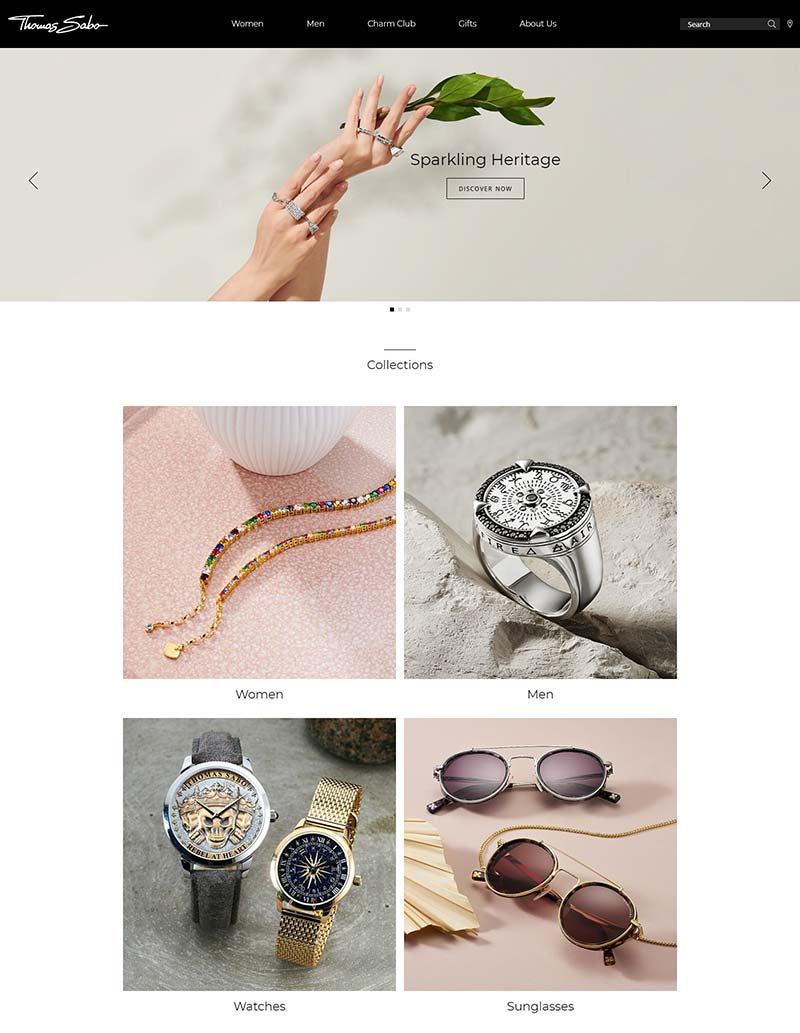 Thomas Sabo 德国时尚银饰品牌购物网站
