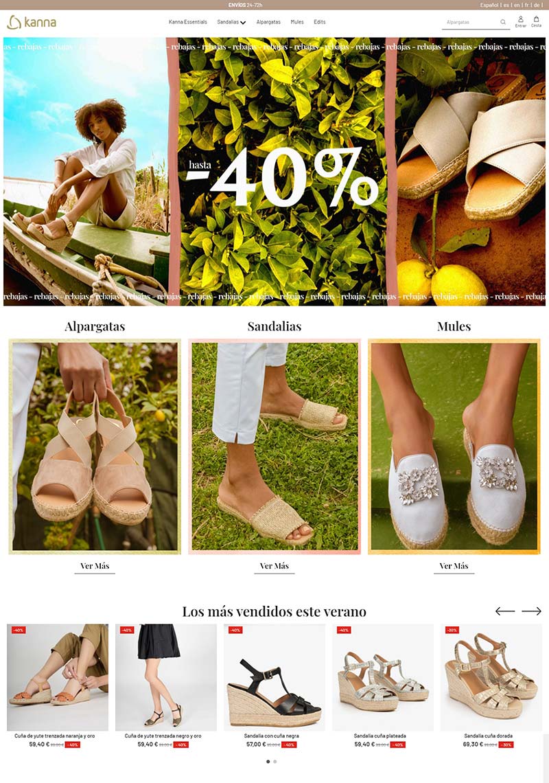 KANNA SHOES  西班牙女鞋品牌购物网站
