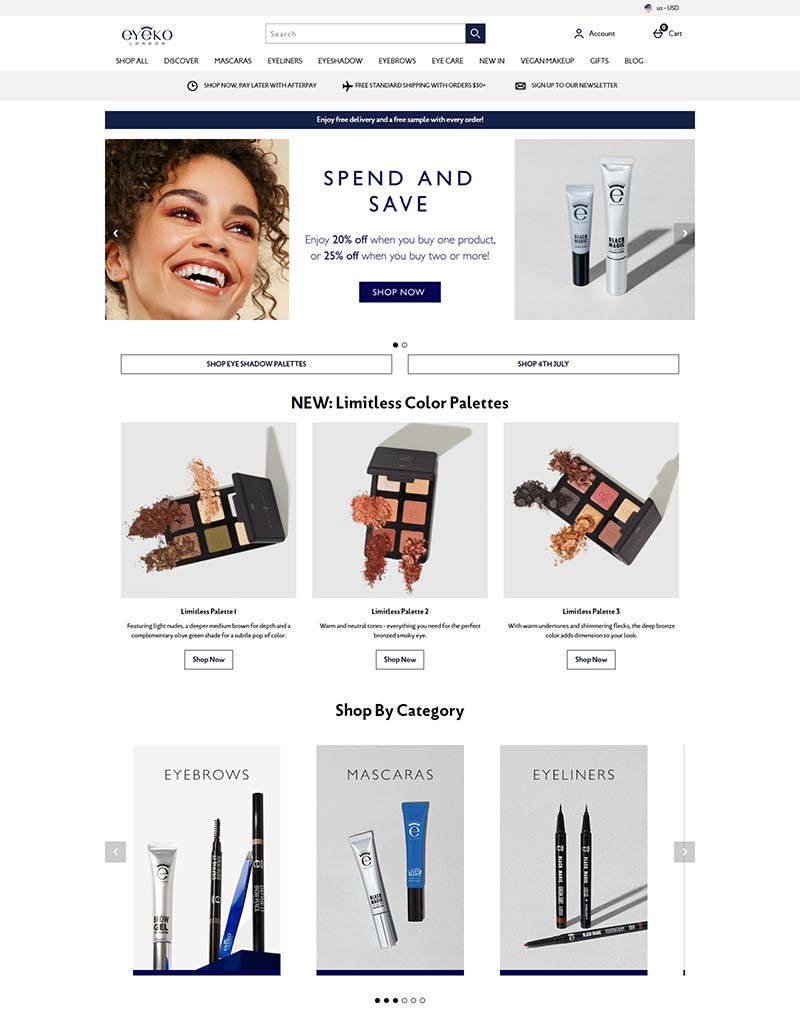 Eyeko US 英国睫毛美妆品牌美国官网