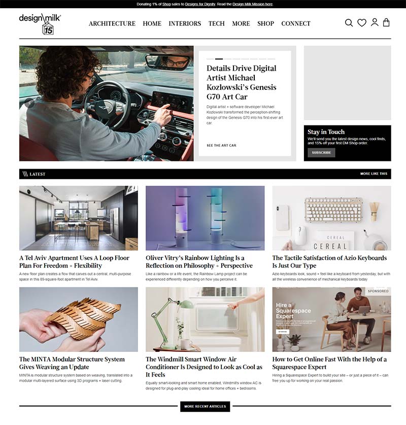 Design Milk 美国在线设计灵感订阅网站