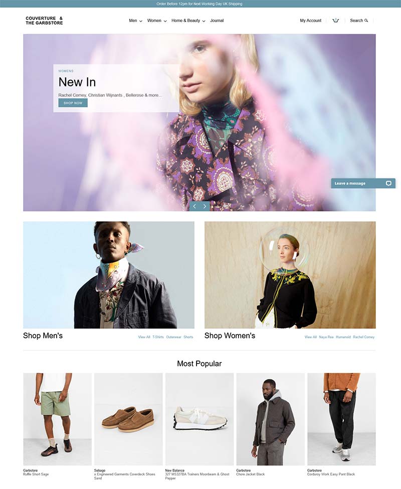 Couverture & The Garbstore 英国居家服饰品牌购物网站