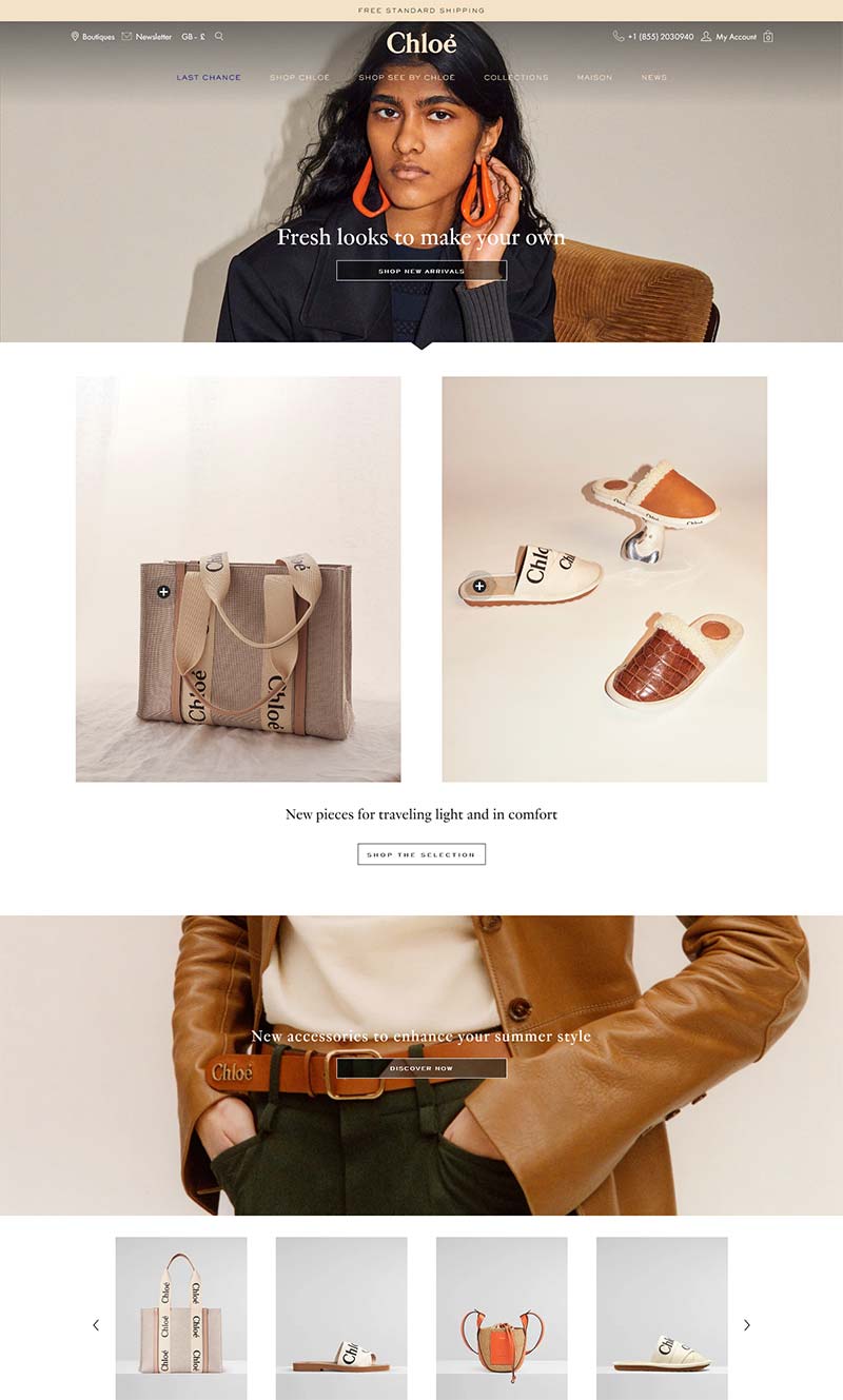 Chloé UK 蔻依-法国高级女装品牌英国官网