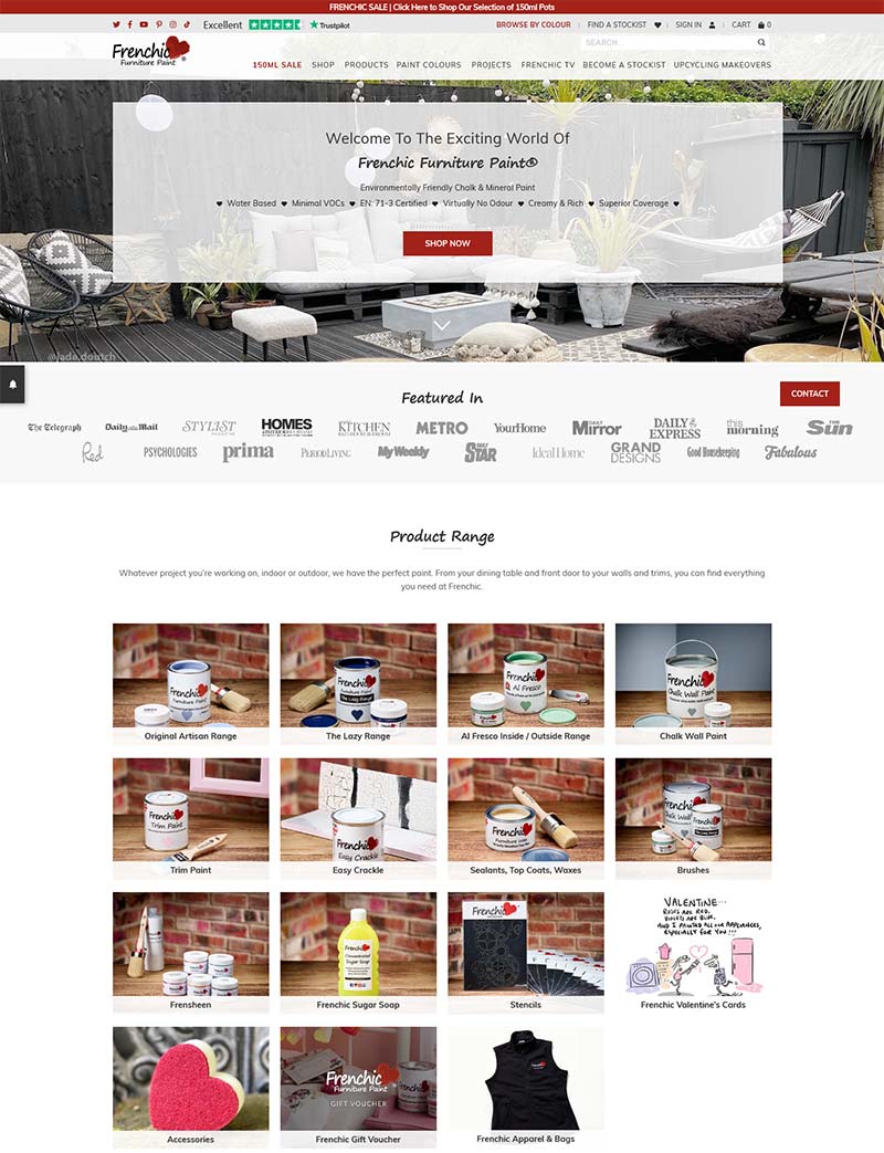 Frenchic Paint 英国环保涂料品牌购物网站