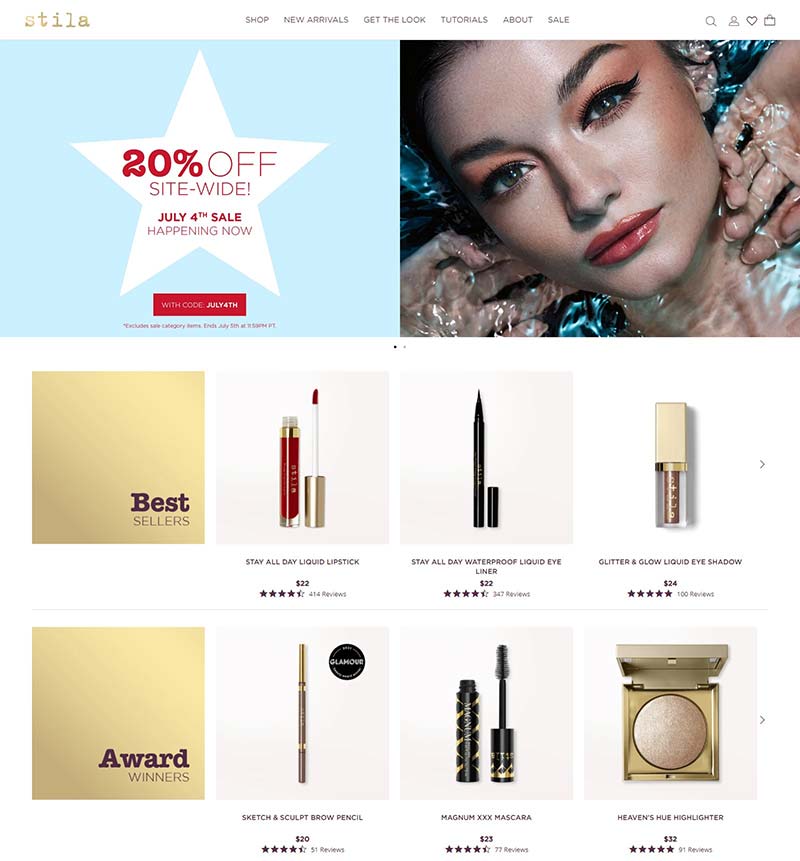 Stila Cosmetics 诗狄娜-美国平价彩妆品牌购物网站