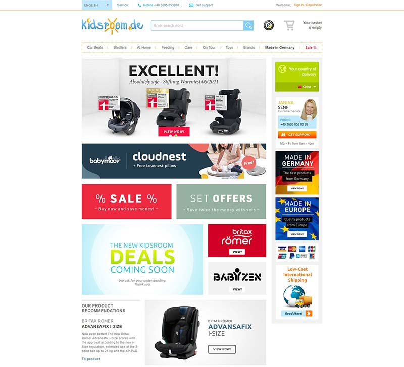 Kidsroom.de 德国知名婴儿用品购物网站