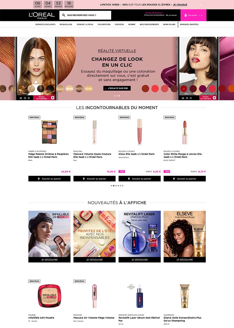 L’Oréal Paris 欧莱雅-法国美容护肤品牌购物官网