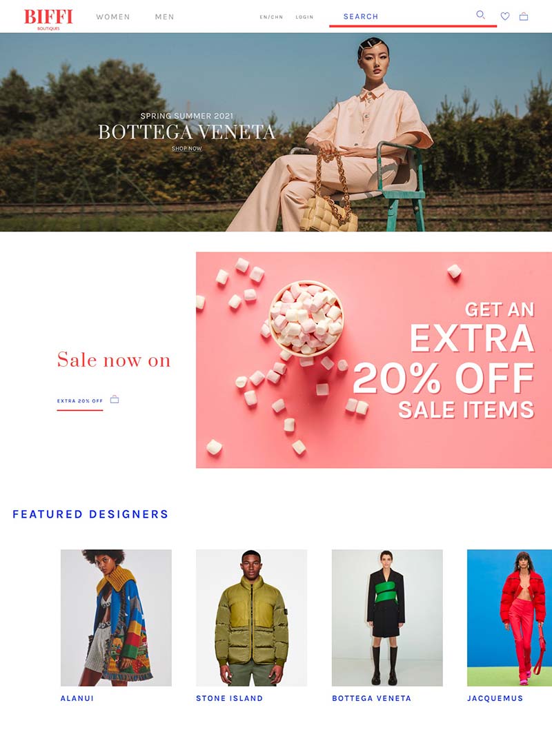 Biffi Boutique 意大利设计师品牌购物网站