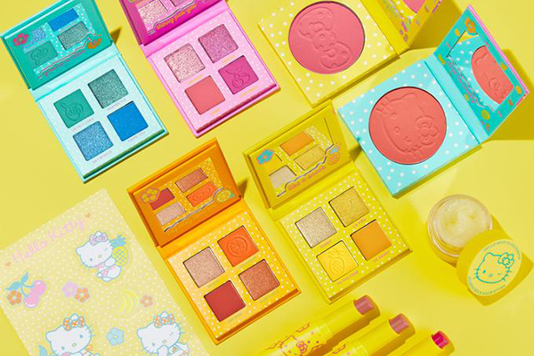 Colourpop现有hello kitty系列买1送1促销，满额包邮