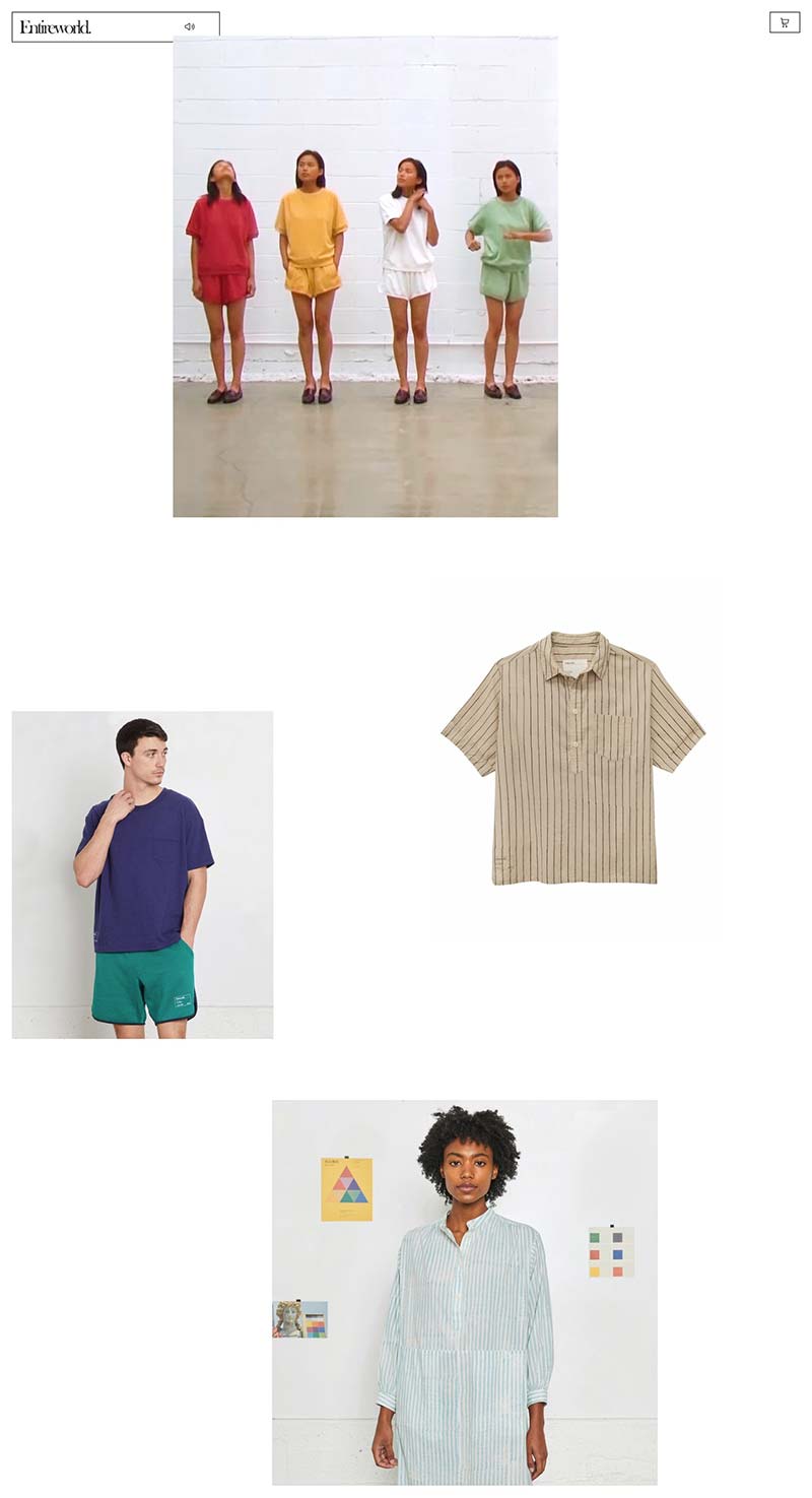 Entireworld 美国设计师服饰品牌购物网站