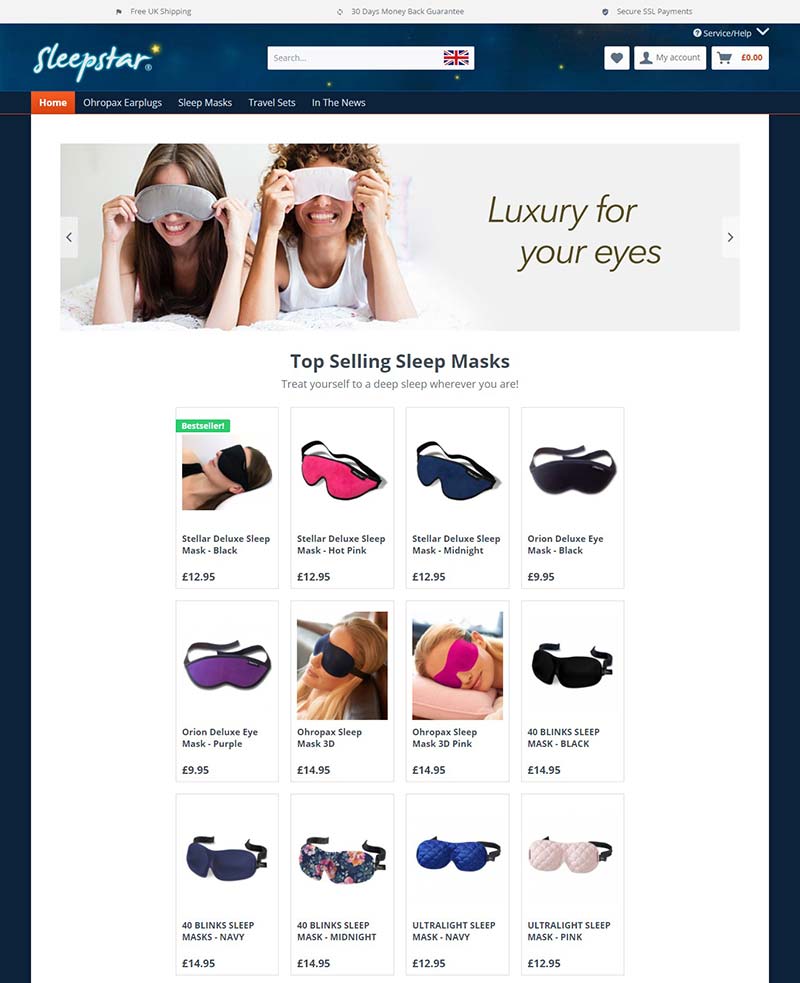 Sleepstar 英国睡眠护理产品购物网站