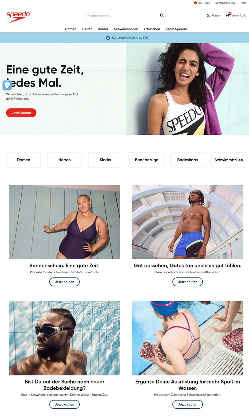 Speedo DE 速比涛-全球知名泳衣品牌德国官网