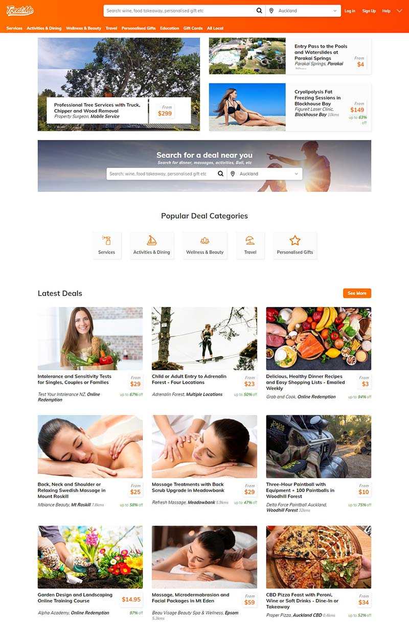 TreatMe 新西兰折扣比价购物网站