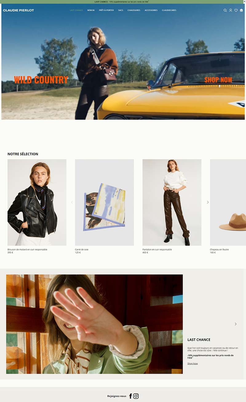 Claudie Pierlot 法国高端女装品牌购物网站