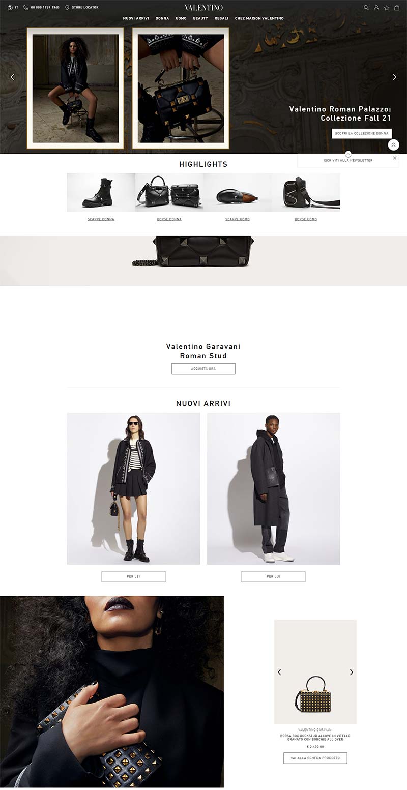 Valentino 华伦天奴-意大利高级成衣品牌购物网站