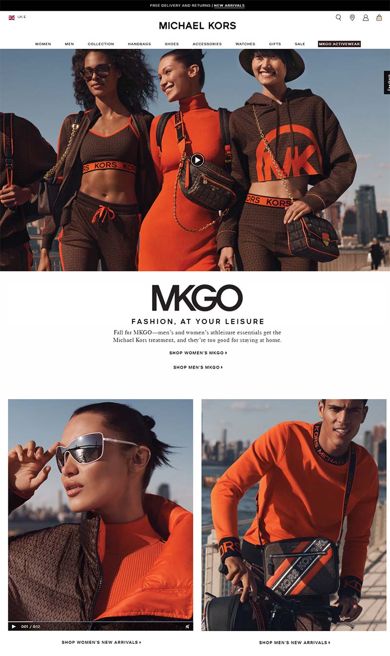 Michael Kors UK 美国顶级奢侈品百货英国官网