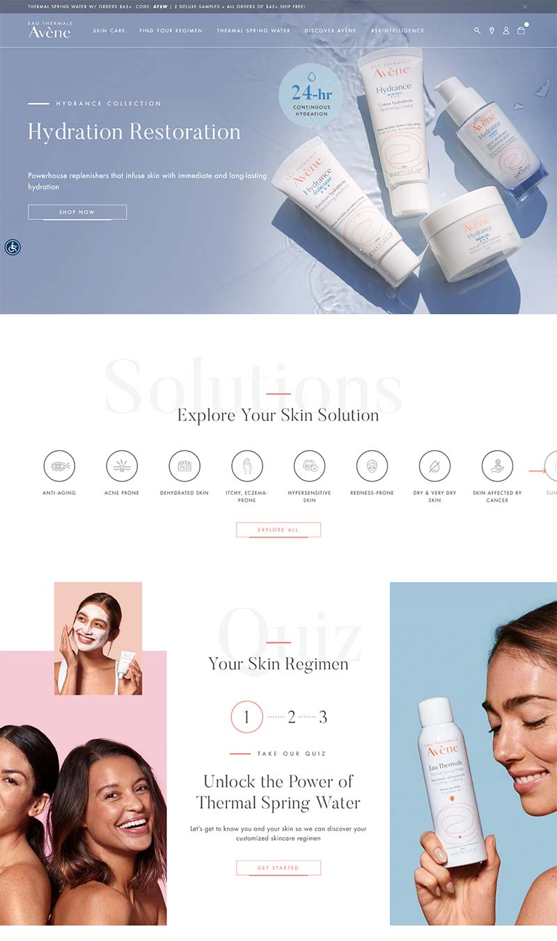 Avene USA 雅漾-法国天然药妆品牌美国官网