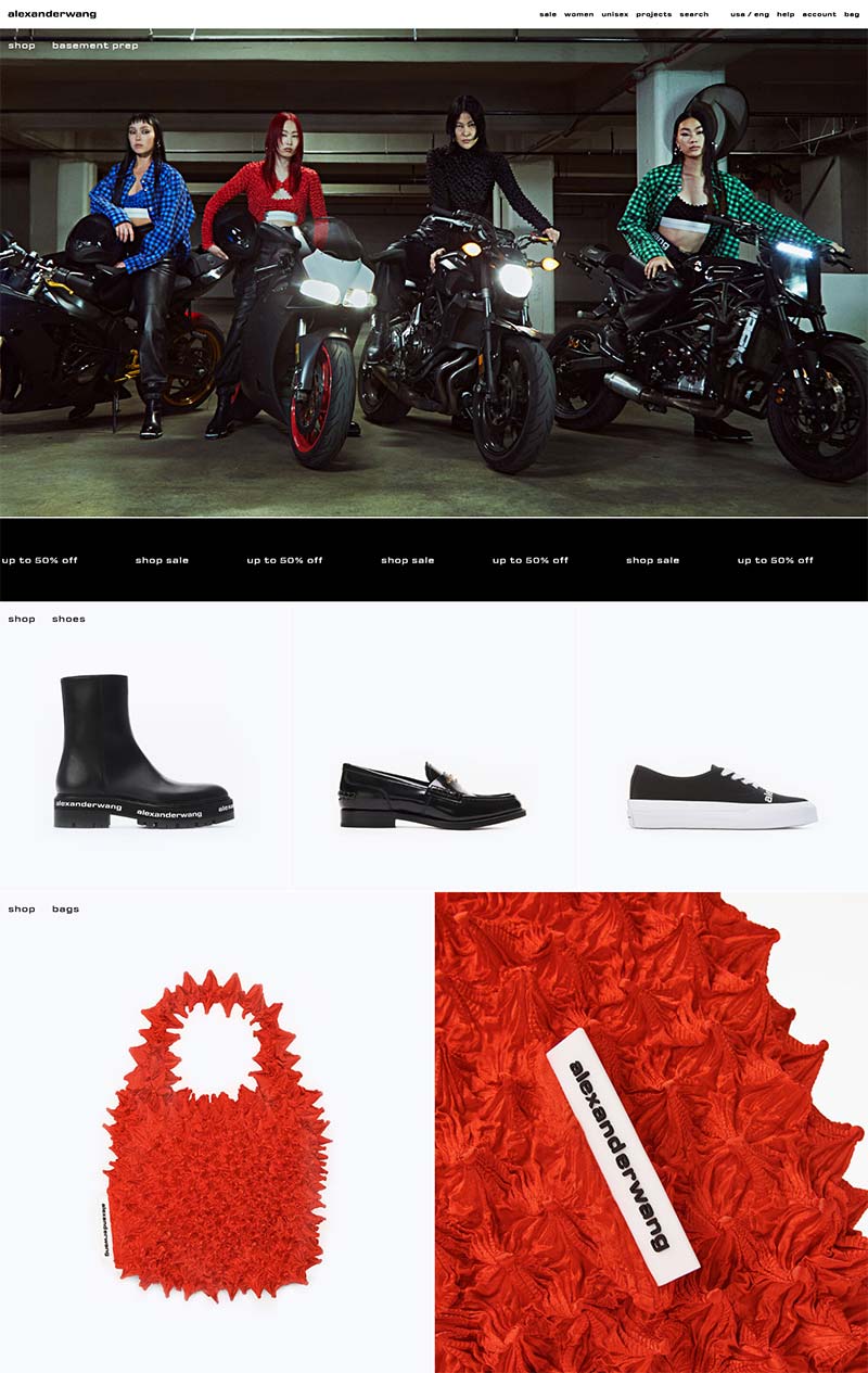 Alexander Wang 亚历山大·王-美国设计师品牌购物网站