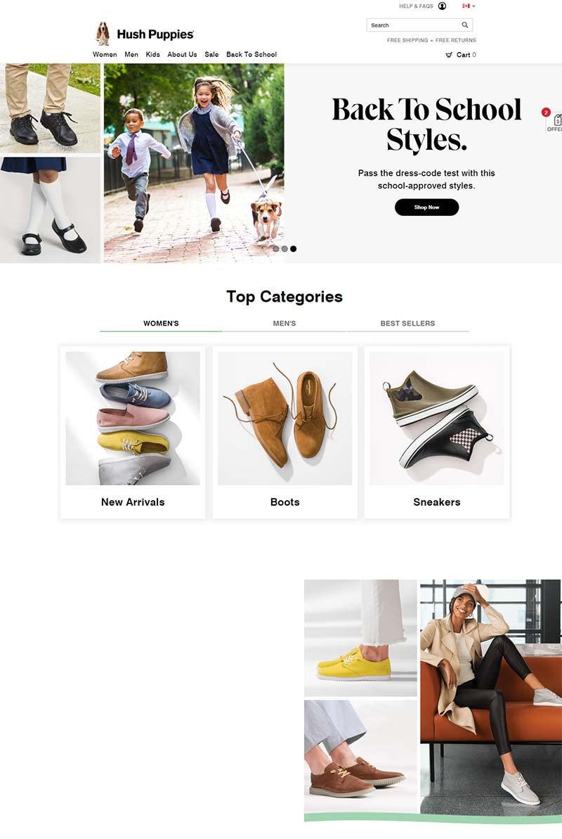 Hush Puppies CA 暇步士-美国休闲鞋服品牌加拿大官网