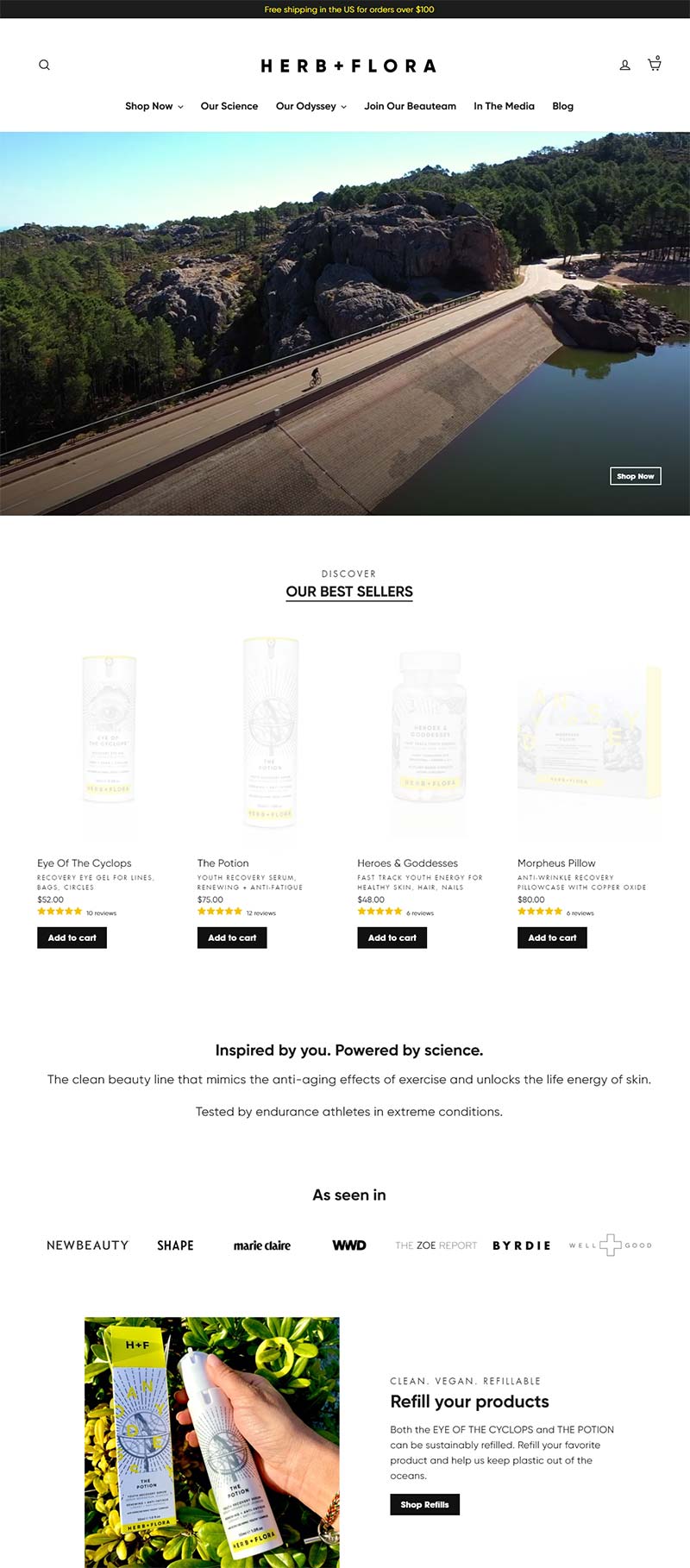 Herb + Flora 美国肌肤护理品牌购物网站