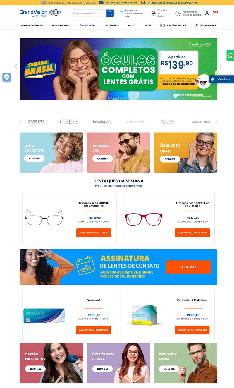 GrandVision BR 观世界-荷兰光学眼镜品牌巴西官网