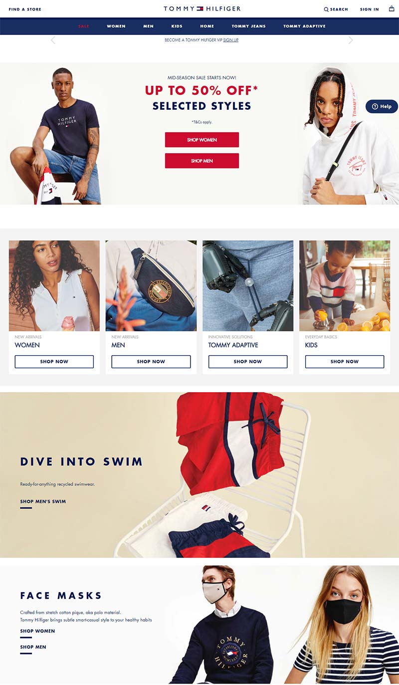 Tommy Hilfiger AU 美国高端时装品牌澳大利亚官网