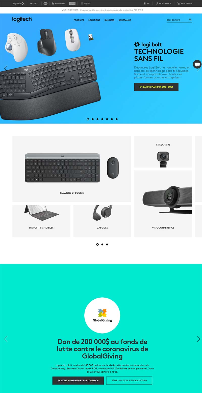 Logitech FR 罗技-瑞士电脑周边设备法国官网