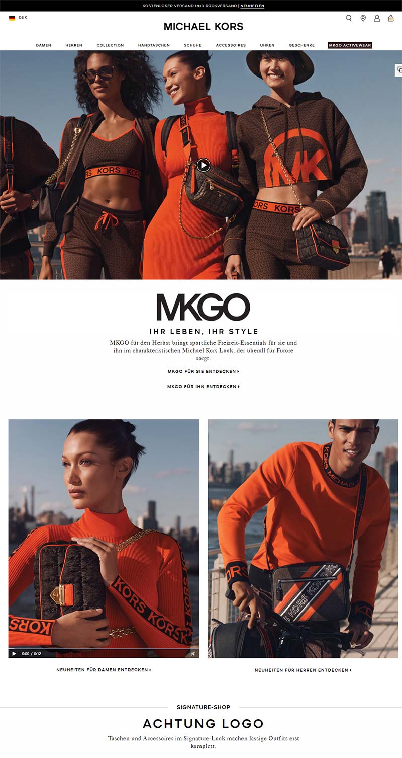 Michael Kors DE 美国奢侈品百货品牌德国官网