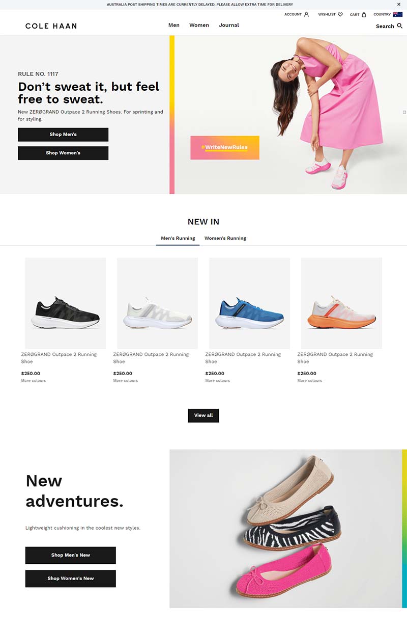 Cole haan AU 美国时装品牌澳大利亚官网