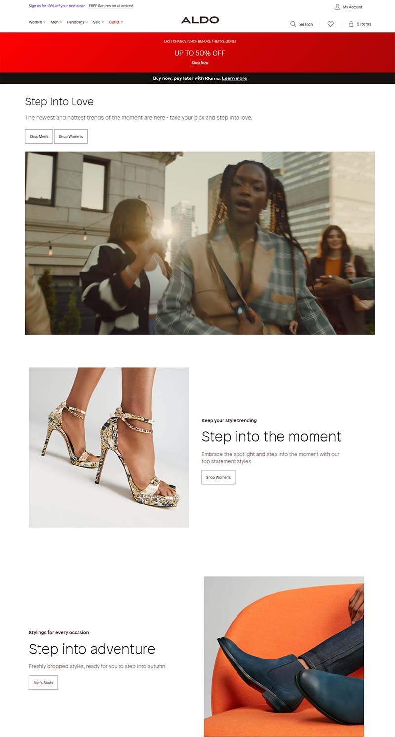 ALDO UK 加拿大时尚女鞋品牌英国官网