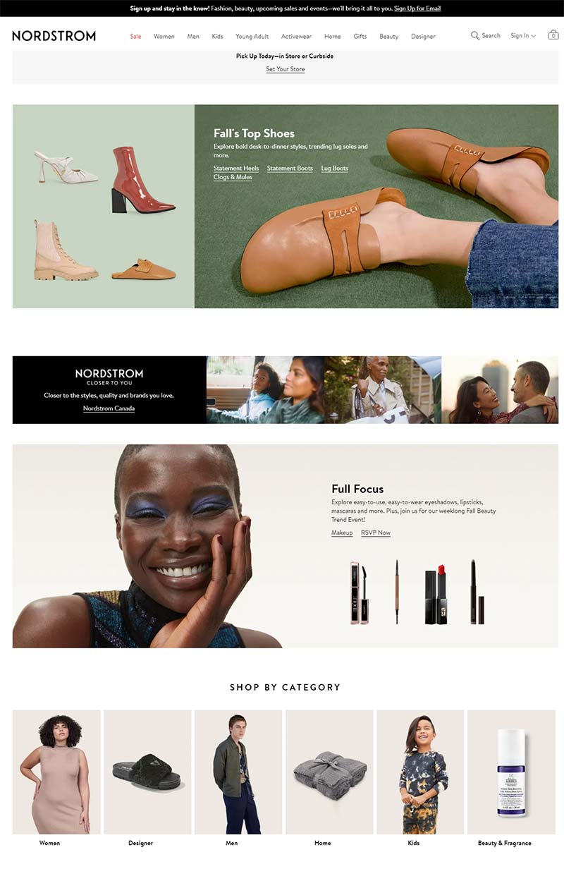 Nordstrom CA 美国高端百货品牌加拿大官网