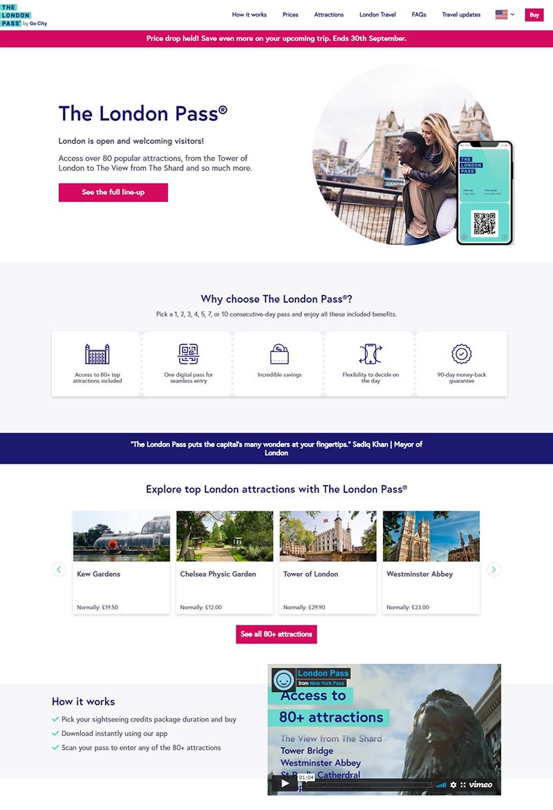 London Pass CN 英国伦敦旅游通票中文网站