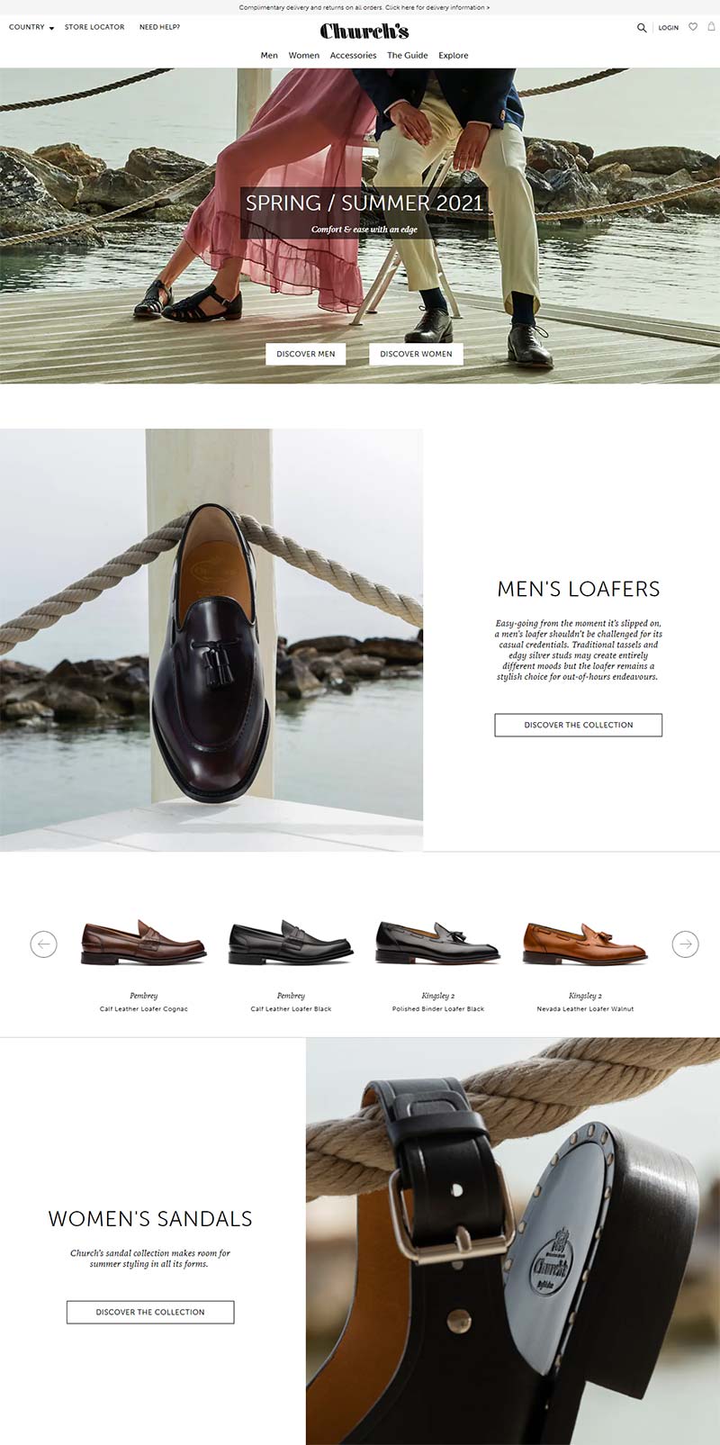 Church's Footwear US 英国牛津鞋品牌美国官网