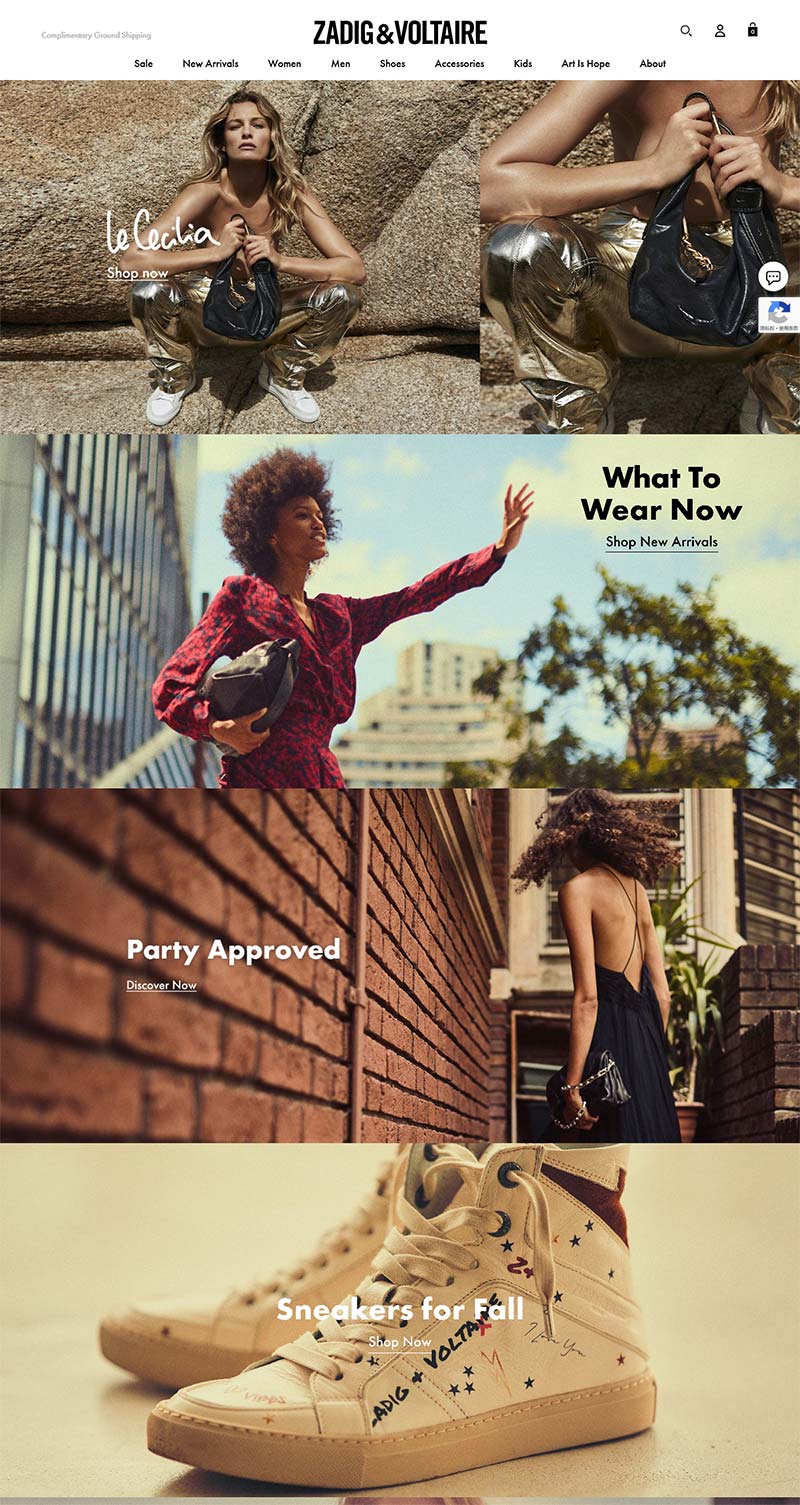 Zadig & Voltaire US 法国奢华服饰品牌美国官网