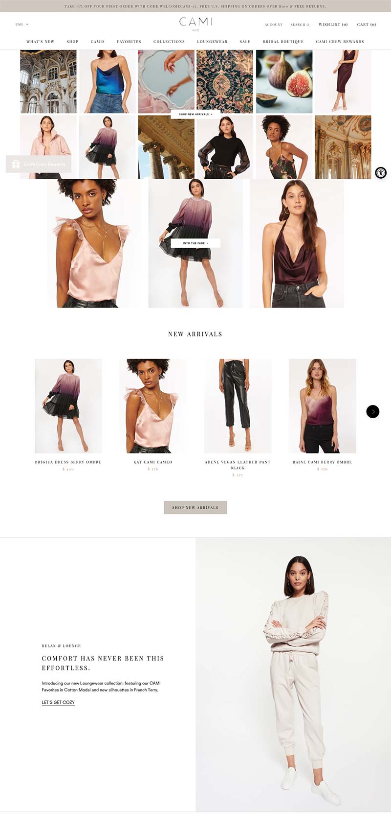 CAMI NYC 美国设计师女装品牌购物网站