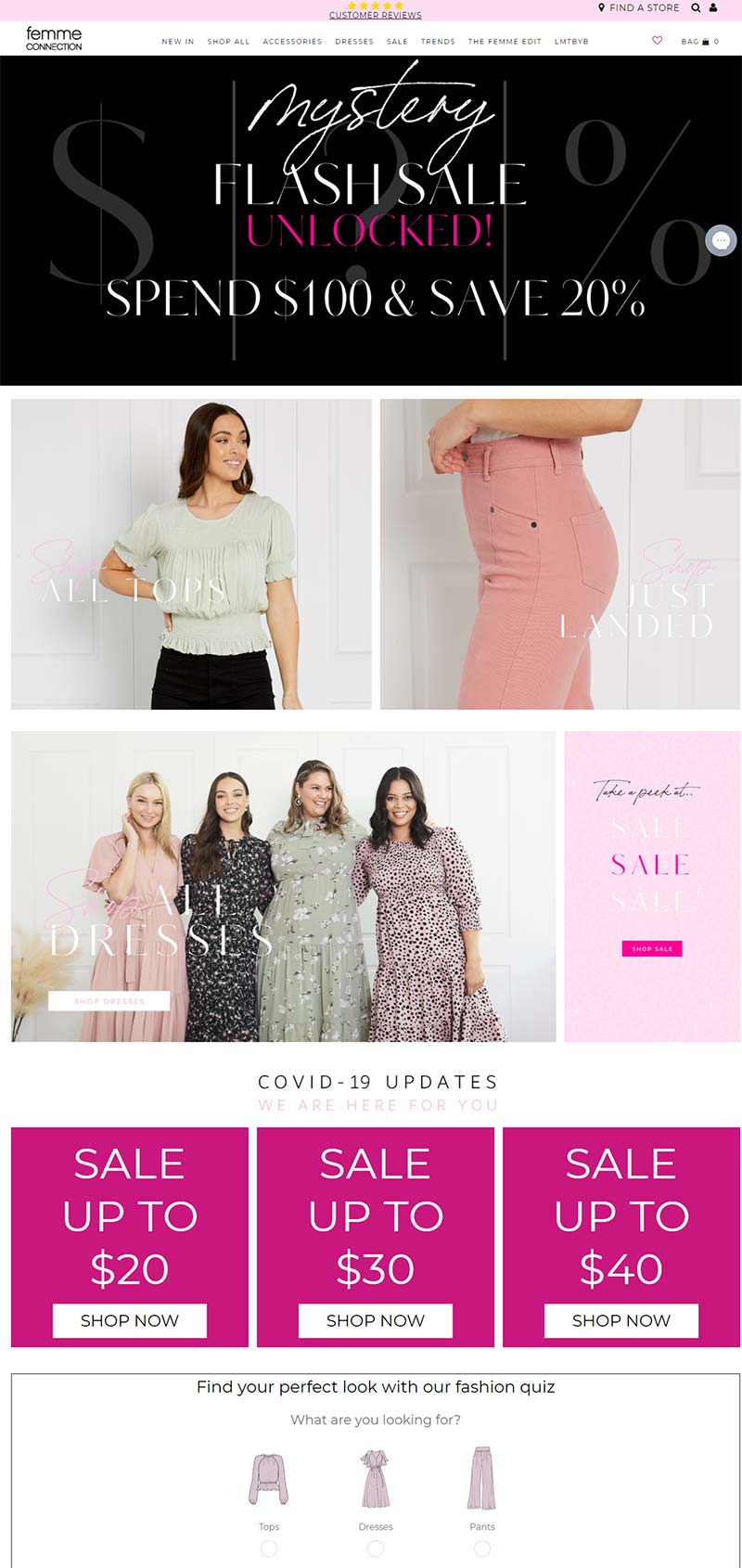 Femme Connection 澳大利亚女性时尚购物网站