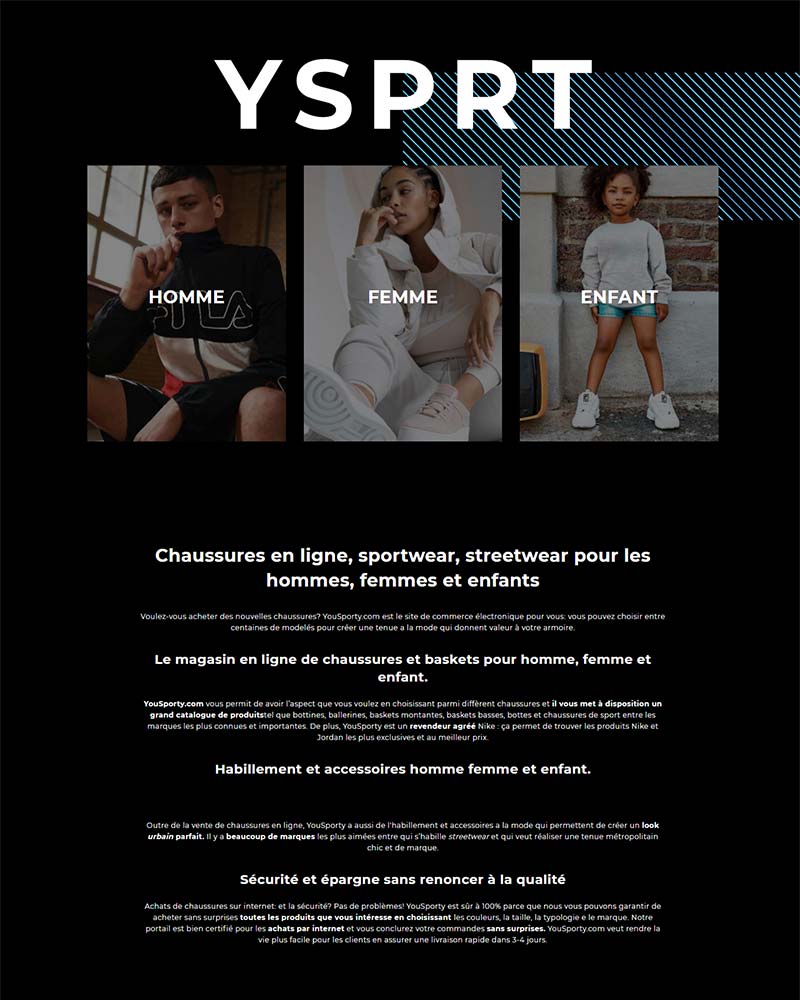 Yousporty FR 意大利运动服饰品牌法国官网