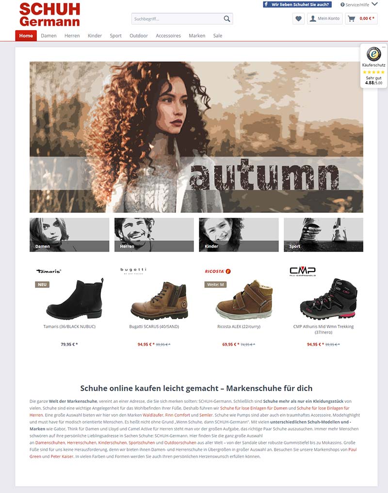 SCHUH Germann 英国时尚鞋履品牌德国官网