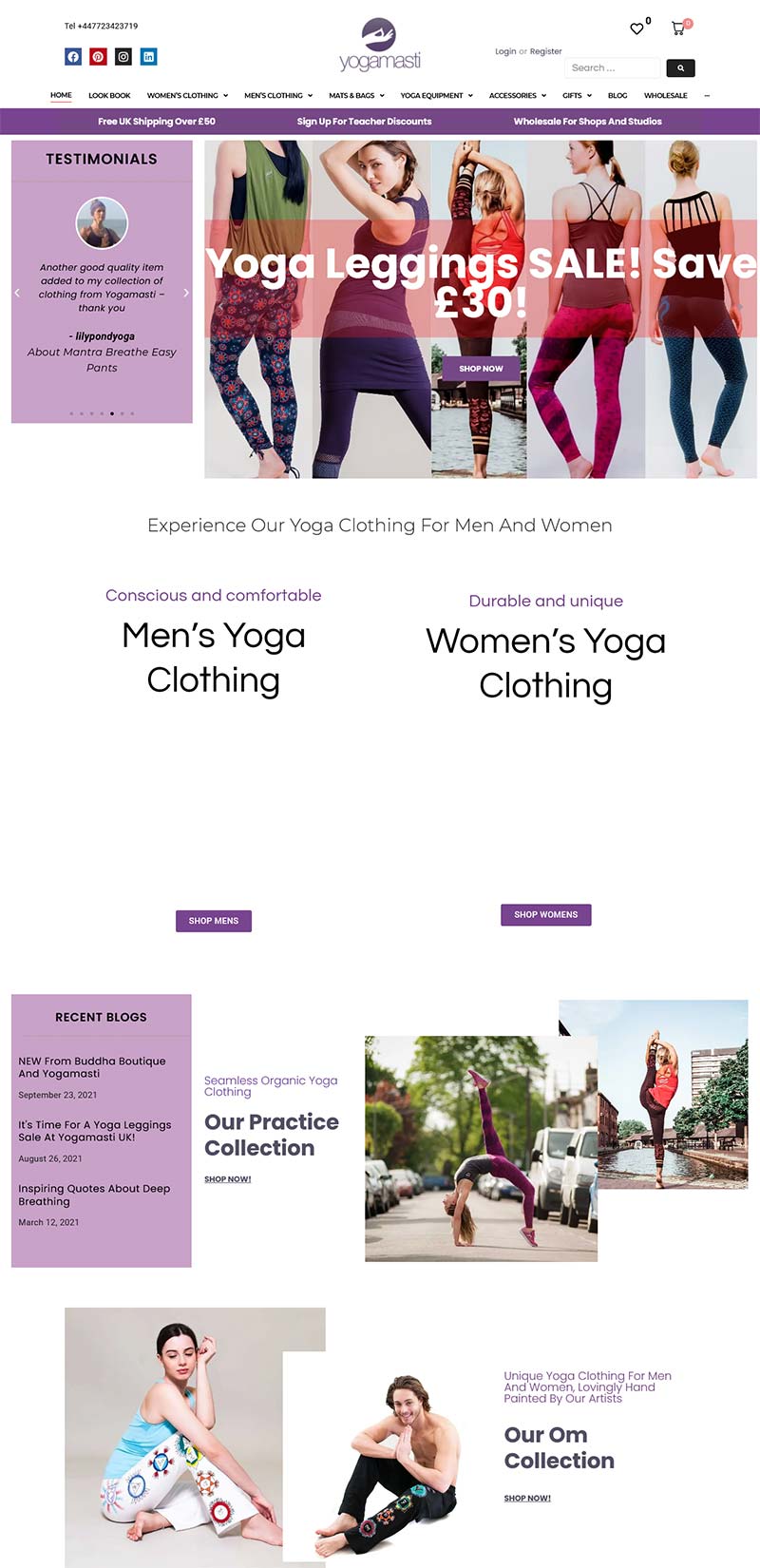 Yogamasti 英国瑜伽服饰品牌购物网站