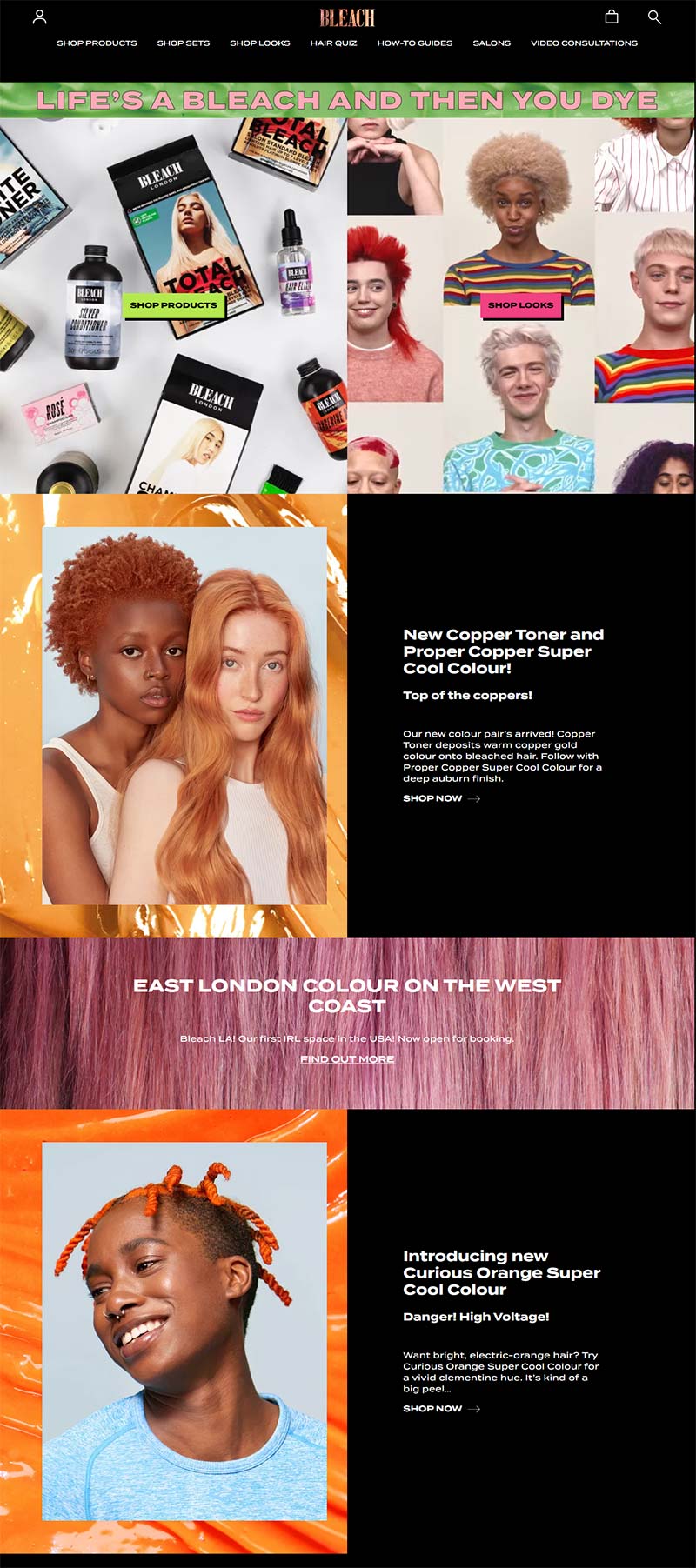 Bleach London 英国美容护发产品购物网站