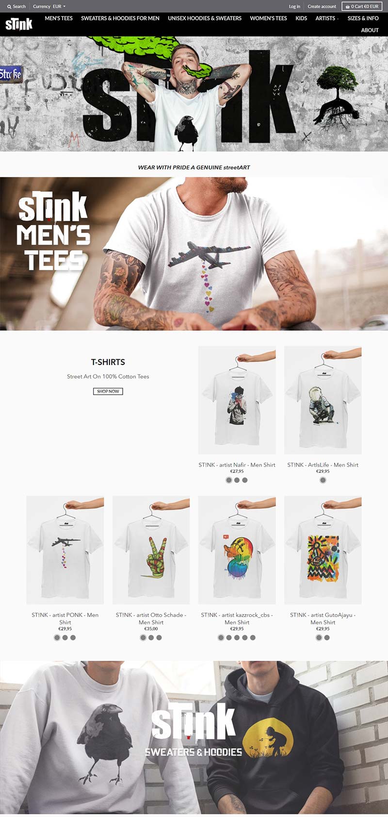 St-Ink 德国街头服饰品牌购物网站