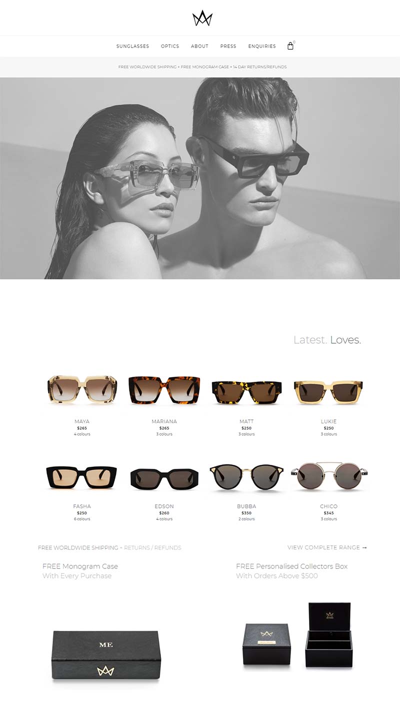 Am eyewear 澳大利亚时尚眼镜品牌购物网站