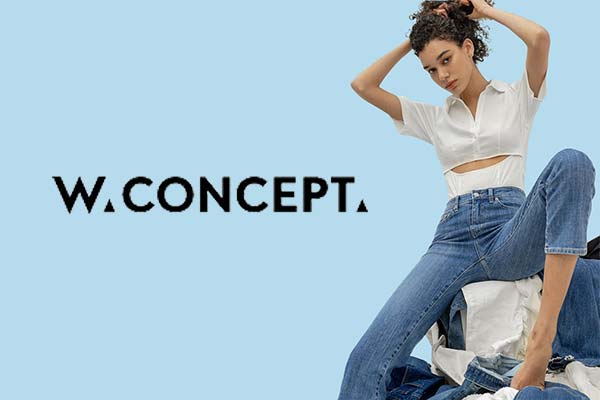 W Concept美国站精选牛仔裤额外9折促销，满额包邮